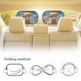 thumbnail image 5 of Yuyamidu Highland Cow Car Window Shades for Baby Starry Sky Car Window Sun Shade 2 PCS Cling Car Sun Shade for Windows Adorable Car Shades for Side Windows for Sedan Auto SUV, 5 of 7