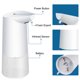 thumbnail image 4 of Ounissouiy Dispensador de jabón de espuma de inducción automático infrarrojo de 350 ml Dispensador de contenedores de de manos Juegos de accesorios de baño, 4 of 6