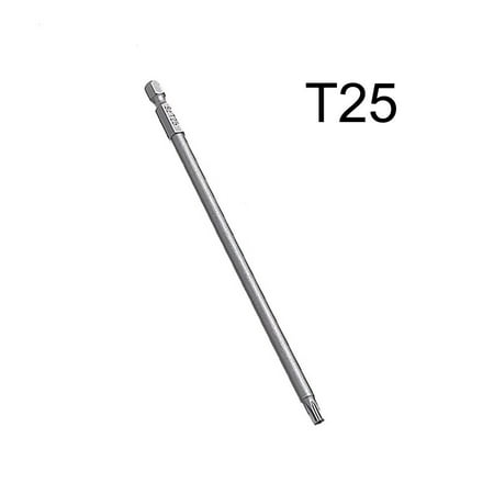 

1PC Magnetic Torx Screwdriver Bit 150mm Long T8 T10 T15 T20 T25 T27 T30 T40