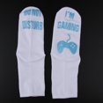 thumbnail image 2 of NO MOLESTAR ESTOY Calcetines de con palabras divertidas para hombres y mujeres - Regalo Largo Zulema Calcetines de novios, 2 of 4