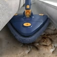 thumbnail image 6 of ACDANC Mop,360 Rotatable Adjustable Cleaning Mops,Ceiling Cleaner Wall Cleaning Dust with Extendable Long Handle,Automatic Wringing Spin Floor,Triangle Swab for Walls and Floor (Blue), 6 of 7