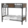 thumbnail image 2 of Furniture of America Baron Metal Twin over Twin Bunk Bed in Black, 2 of 11