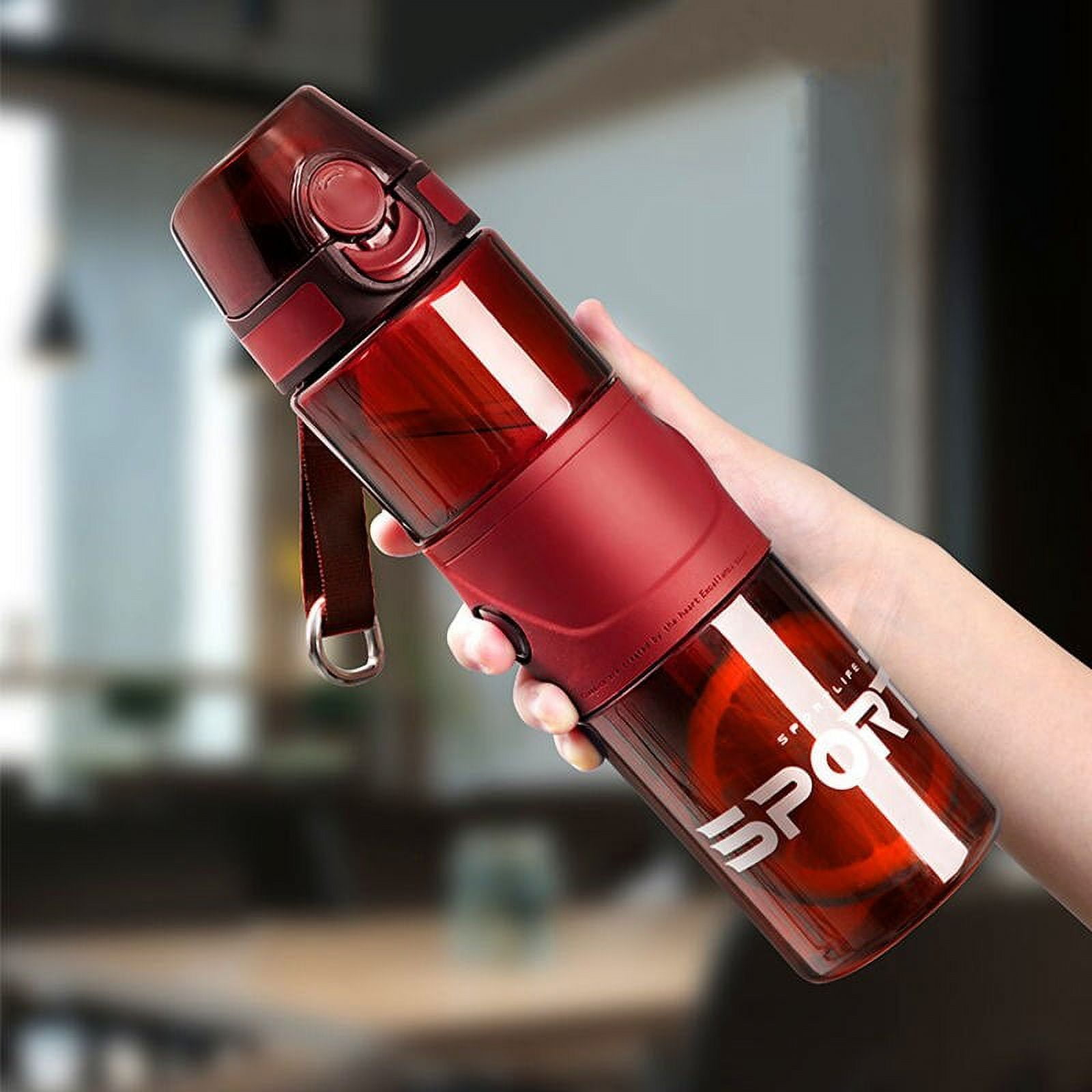 YCNYCHCHY Sports Water Bottle Large Capacity Sippy Cup Plastic Tumble-Resistant Water Cup Fitness Cup For Children Students Male Adults
