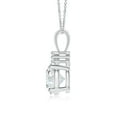 thumbnail image 2 of ANGARA IGI Certified Lab Grown 1.5 Ct Diamond Pendant for Women in 14K White Gold (Size-7.4mm|Color-F-G|Clarity-VS) | April Birthstone, Anniversary, Jewelry Gift for Women | Diamond Necklace, 2 of 8