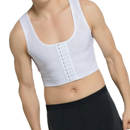 Ustyle Men Control Chest Shapers Bra Posture Corrector Back Support ...
