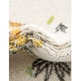 thumbnail image 6 of Unique Loom Whimsy Kids Collection Area Rug - Zoo (2' 2" x 3' 11" Runner Ivory/Black) Perfect For Kids Bed Room/Nursery Room/Living Room/Class Room/Play Room, 6 of 6