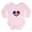 Petal Pink, variant on CafePress - Dominican Heart Long Sleeve Infant Bodysuit - Long Sleeve Cotton Baby Bodysuit