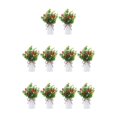 thumbnail image 3 of Yuarrent 2 piezas de ramas de limón artificiales, fáciles de limpiar, amplia aplicación para cualquier espacio, bajo mantenimiento, fresa Type2 NO2, 3 of 6