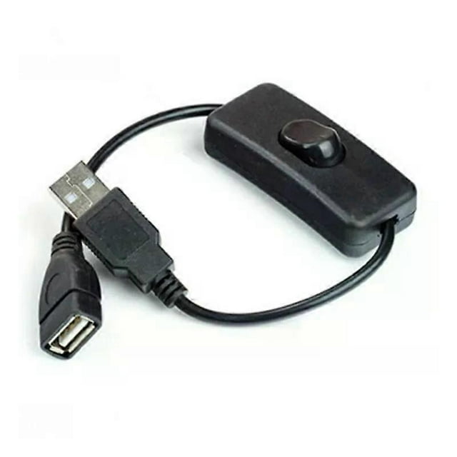 28cm USB cable with switch ON/OFF cable extension switching for USB lamp USB fan power supply line durable