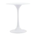 thumbnail image 3 of Wilco Side Table White Gloss Steel Modern Design Contemporary Furniture Decor, 3 of 5