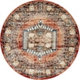 thumbnail image 2 of Rugs.com Eden Collection Rug – 8 Ft Round Terracotta Medium Rug Perfect For Kitchens, Dining Rooms, 2 of 9