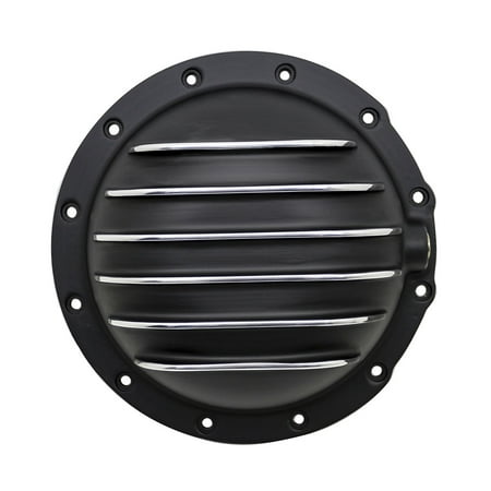 Fits Corporate Jeep Differential Cover Corporate 12 Bolt Black Aluminum