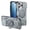 Gray, variant on Magcova for iPhone 18 Pro Case with 360 Spin Magnetic Stand Camera Slide Cover, Compatible with MagSafe, Heavy Duty Shockproof Rugged Cover,Dark Blue