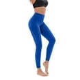 thumbnail image 2 of BKQCNKM Leggings For Women Yoga Pants Women'S Four Seasons Breathable Seamless Yoga Clothing Fitness Suit Sports Yoga Pants Womens Pants Blue XL, 2 of 7