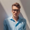thumbnail image 3 of Gafas de bloqueo de luz azul FEISEDY Retro Aviator B0209, 3 of 9