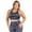 Black/Storm/Zebra Colorblock, variant on Women’s The Tie Dye Zebra Print Activewear Sports Bra, S