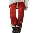 thumbnail image 2 of Rciityk High Waisted Novelty Christmas Holiday Print Leggings for Women Casual Soft Slim Tummys Control Full Length Yoga Pants, 2 of 5