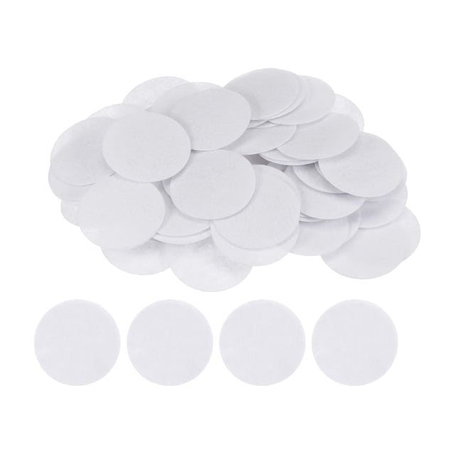 100uds Redondos Fieltro Círculos Unique Bargains 40mm Blanco