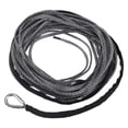 thumbnail image 3 of DYNWAVECA Synthetic Winch Rope Tow Rope 15M Heavy Duty Tow Strap 7700lbs Towing Rope Trailer Rope for Boat Car SUV UTV Accessories Gray, 3 of 10