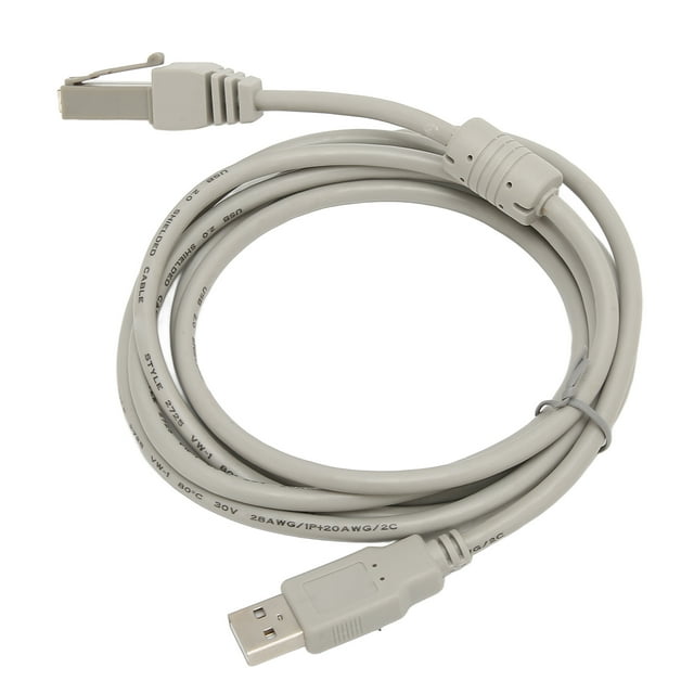 IBM Barcode Scanner Cable, 1.7M USB 2.0 Interface Barcode Scanner Extension Cable, Fast Transmission Speed, Support Hot Swappable, Can Connect Multiple Devices