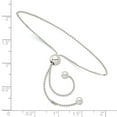thumbnail image 4 of Auriga Fine Jewelry 925 Sterling Silver Beaded Adjustable Bolo Bracelet for Women, 4 of 7