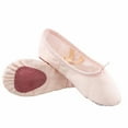 thumbnail image 2 of YYYTop Canvas Ballet Shoes Toddler Girls Ballet Slippers for Kids Children No-Tie Boys Dance Shoes Soft Comfy Fitness Gymnastics Slipper, 2 of 5