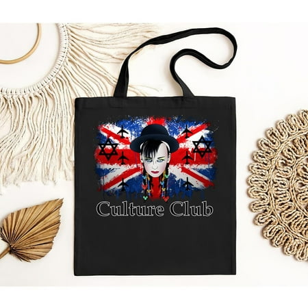 vintage boy george 80s culture club Tote Bag-TH11702