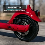 GOTRAX Apex Folding Electric Scooter, 350W Motor, 8.5 Tires, 15.5Mph, Disc Brakes, Black-White