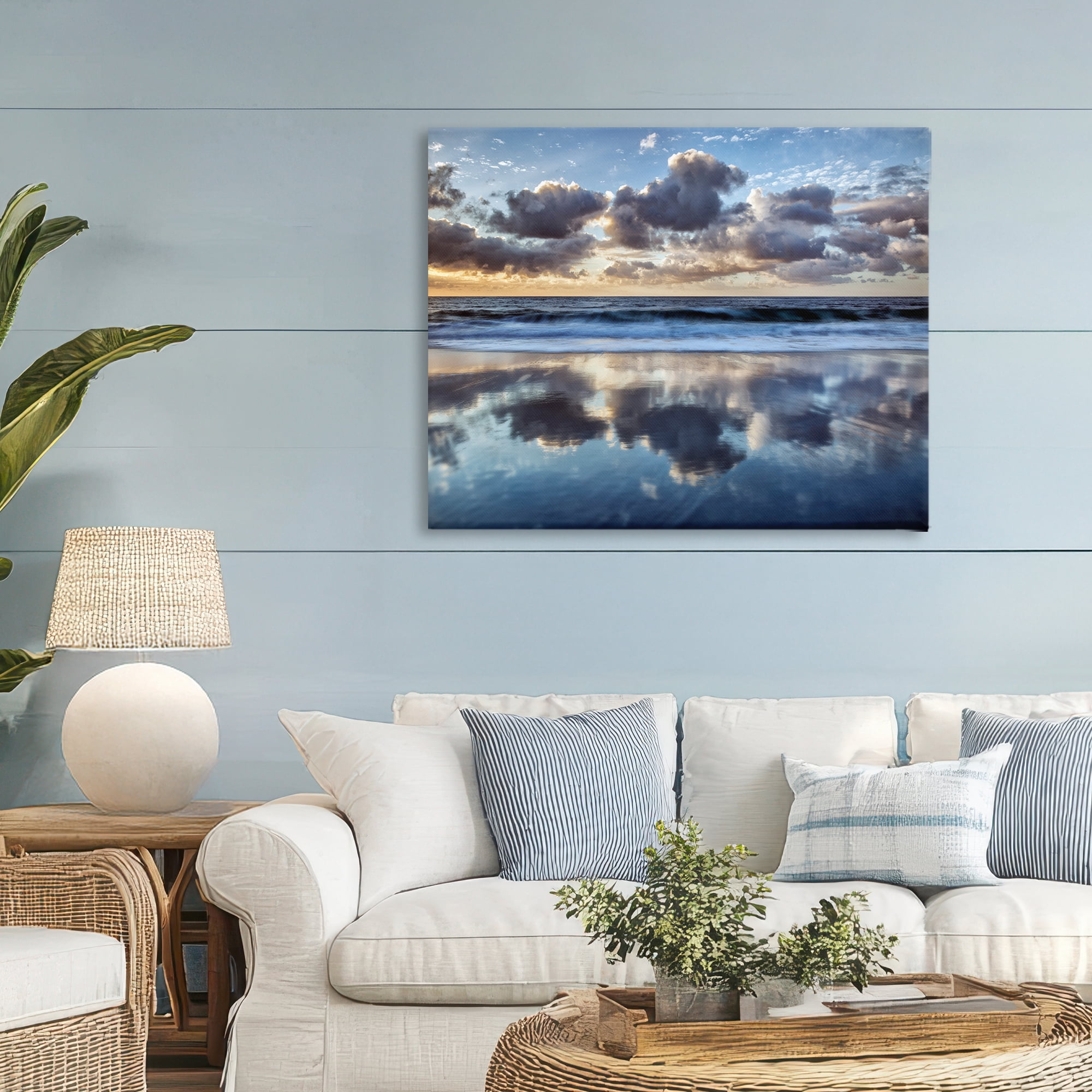 Stupell Industries Reflective Clouds Seascape Canvas Wall Art, design by Superstock Partners LLC