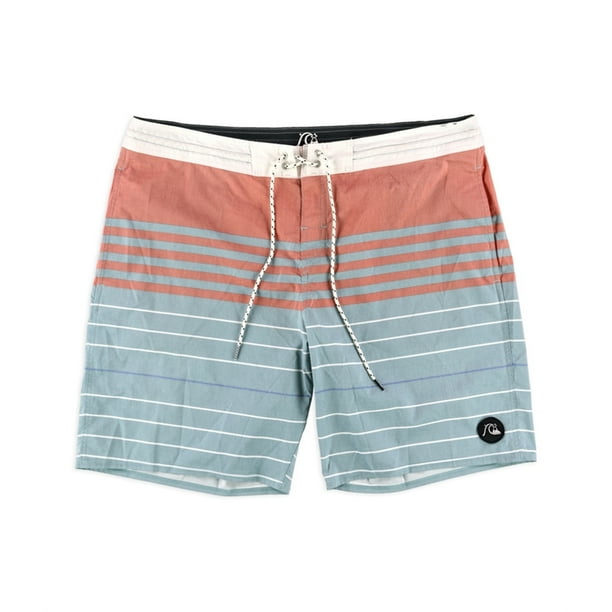 Shorts de baño Quiksilver DryFlight para hombre, a rayas, multicolor, 40 Quiksilver Pantalones cortos