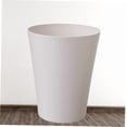 thumbnail image 3 of OULII Paper Recycling Bin White Durable Plastic Simple Office Use 1Pack, 3 of 8