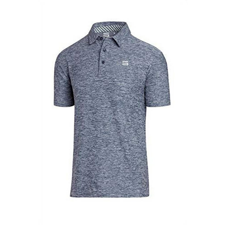 Three Sixty Six Golf Shirts for Men - Dry Fit Collarless Polo Shirts -  Lightweight and Breathable, Stripe Design : : Clothing &  Accessories