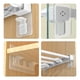 thumbnail image 3 of Advancent Soportes de soporte de estante Clavijas de estante extraíbles de carga Soportes de partición de bricolaje Clips de gabinete de pared Type3 NO3, 3 of 6