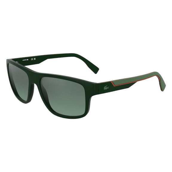 LACOSTE sunglasses L6057S MALE 57/17/145 301 MATTE GREEN