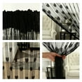 thumbnail image 5 of PiccoCasa String Curtain Fringe Panel for Home Decor, 39"x79" Black 1Pc, 5 of 6