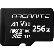 ARCANITE 256GB Microsdxc Memory Card with Adapter - UHS-I U3, A1, V30, 4K, C10, Micro SD - AKV30A1256