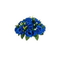 thumbnail image 3 of 10-Pack Pure Sapphire Blue Artificial Flowers – Miyuadkai Simulation Silk Flowers for Wedding Car Staircase Decoration, Main Table Centerpiece Floral Props, 3 of 4