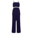 thumbnail image 5 of NMMUED One Piece Jumpsuits for Women Wide Leg Jumpsuits for Women Jumpsuit with Built in Bra Casual Jumpsuits for Women Sleeveless Jumpsuits for Women, Dark Blue XL, 5 of 5