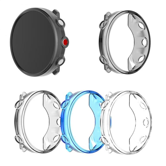 Opvise Watch Protective Case Transparent Anti-fall TPU Smart Watch Shell Protector Cover for Polar Vantage M/M2