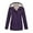 Purple, variant on Women's Full Length Jacket Lightweight Softshell Hooded Windproof Warm Coat For Outdoor Casual Winter Wear