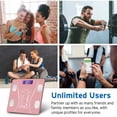 thumbnail image 6 of Digital Body Weight Scale, Smart Bluetooth Body Fat BMI Scale, Bathroom Weighing Scale,400 lbs,Rose, 6 of 9