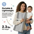 thumbnail image 2 of Secure Grip Baby Diaper Changing Pad for Dresser, Waterproof and Wipeable, Contoured, Standard Size, Grey&Pink&Beige, 2 of 8