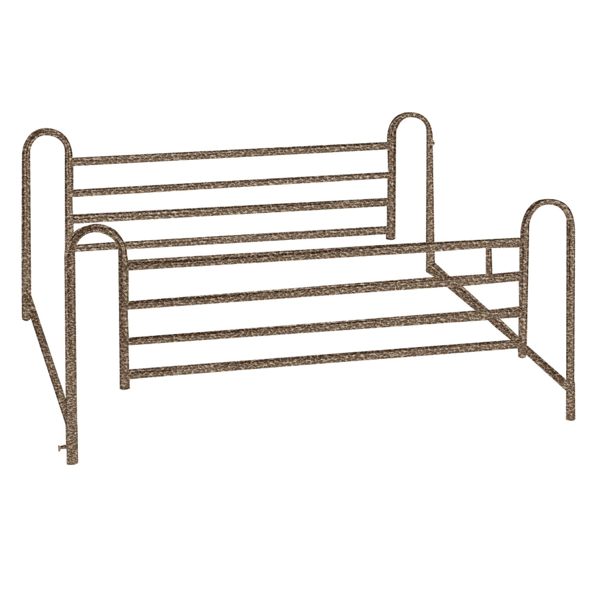 Drive Full Length Bed Side Rail 43 to 72 Inch Length 191/2 Inch Height
