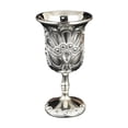 thumbnail image 1 of Mini copa de licor en relieve, pequeña de metal estilo vintage para beber, para fiestas, aniversarios, bodas decorativas 1 plata, 1 of 9