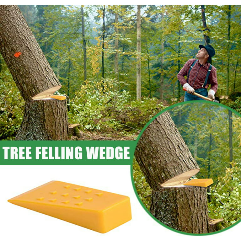 capaciteit grind fluiten Tree Felling Wedges with Spikes for Safe Cutting Tree Wedge Safe Tool  Accessory - Walmart.com