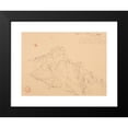 thumbnail image 2 of Jacques-Raymond Brascassat 14x12 Black Modern Framed Museum Art Print Titled - Capri Castle, 2 of 5