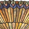 thumbnail image 3 of Robert Louis Tiffany Bronze Pendant Chandelier 20" Wide Rustic Peacock Stained Art Glass 3-Light Fixture for Dining Room House Kitchen Island Entryway, 3 of 9