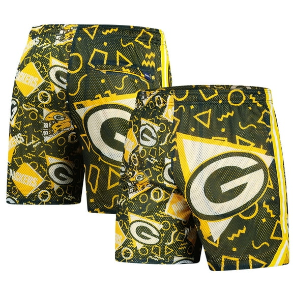 Men's Chubbies Green Green Bay Packers Mesh Shorts