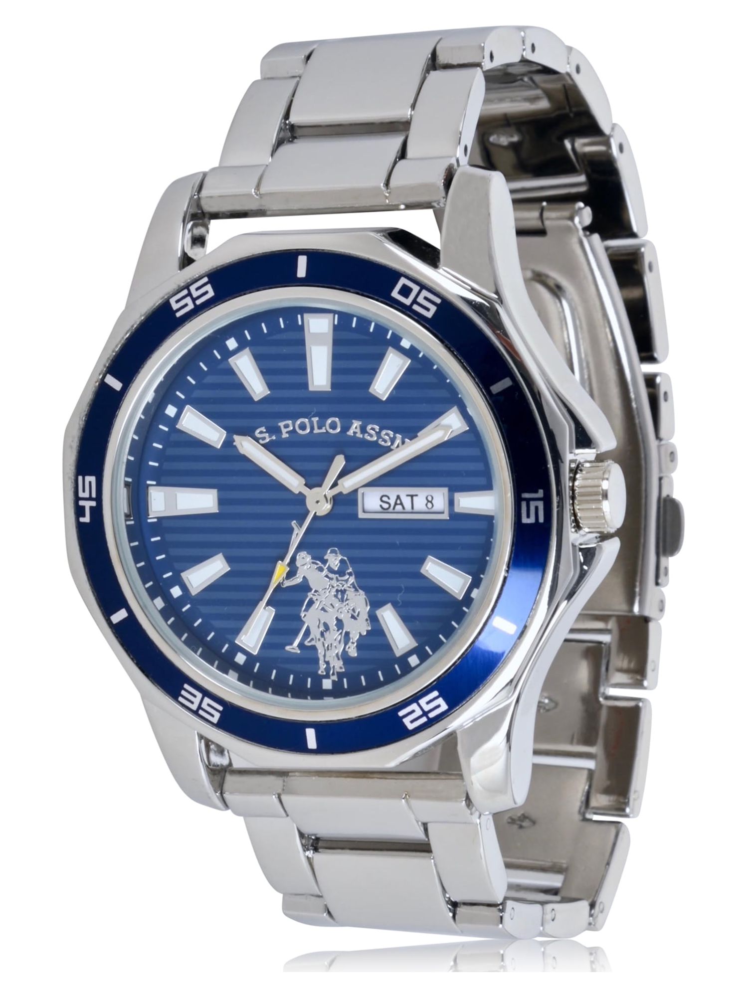 U.S. Polo Assn. Adult Male Watch Analog with Navy Dial (USC80525WM)