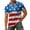A001-Blue, variant on American Flag Print Shirts for Men 4th Of July 250th Anniversary Usa Shirt Plus Size Short Sleeve Independence Day Patriotic Tee Tops